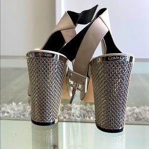 Off white colored Ankle Boot